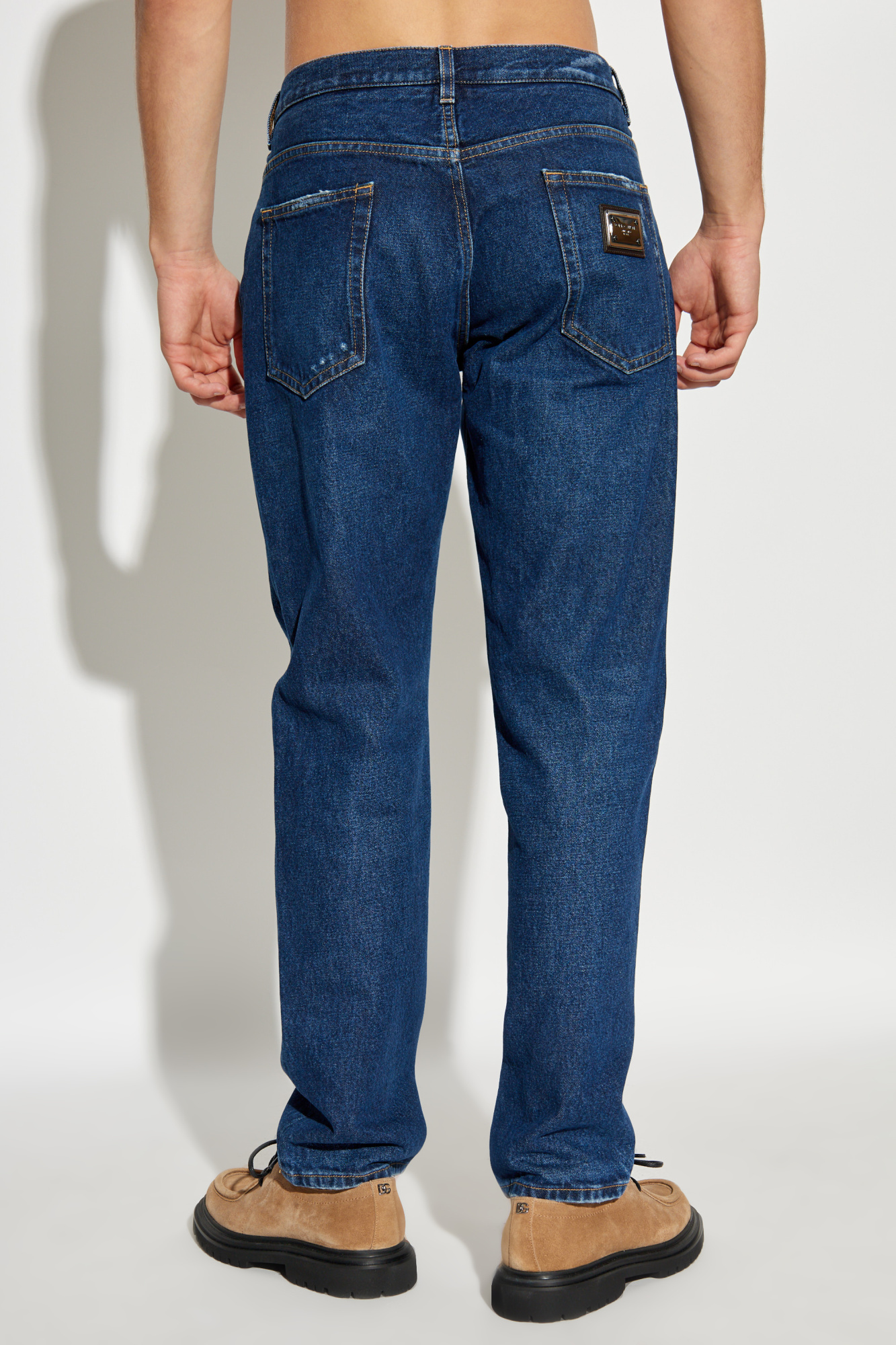 Navy blue Loose-fit jeans Dolce & Gabbana - Vitkac France